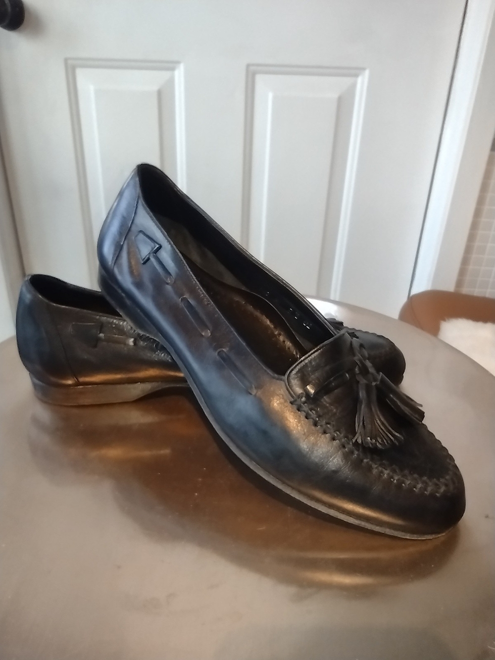 Men Classic Black Tassel Loafers
